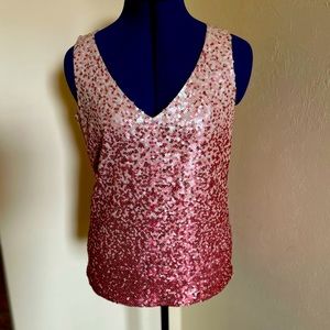 St John Couture Ombré Sequin Sleeveless Top Rare 2